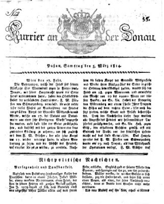 Kourier an der Donau (Donau-Zeitung) Samstag 5. März 1814