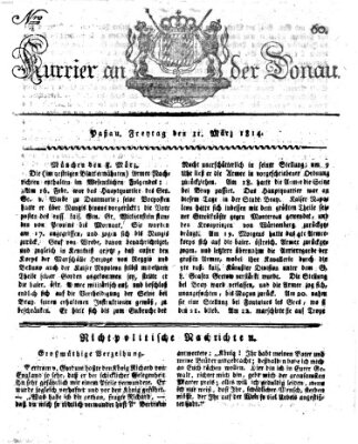 Kourier an der Donau (Donau-Zeitung) Freitag 11. März 1814