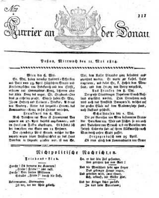 Kourier an der Donau (Donau-Zeitung) Mittwoch 11. Mai 1814