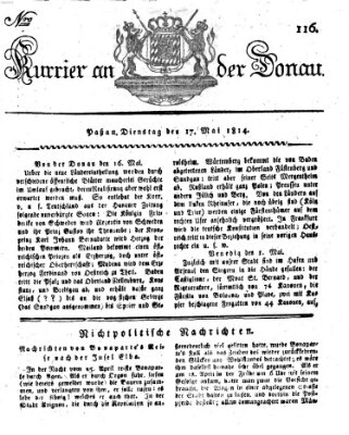 Kourier an der Donau (Donau-Zeitung) Dienstag 17. Mai 1814