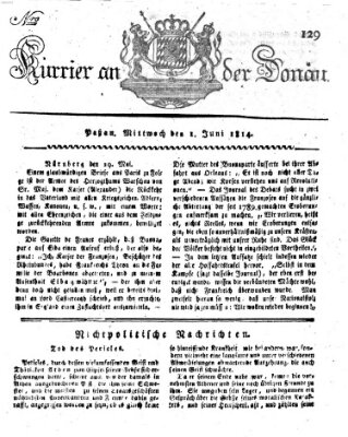 Kourier an der Donau (Donau-Zeitung) Mittwoch 1. Juni 1814