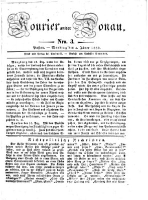 Kourier an der Donau (Donau-Zeitung) Montag 4. Januar 1830