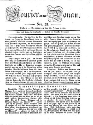 Kourier an der Donau (Donau-Zeitung) Donnerstag 28. Januar 1830