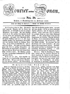 Kourier an der Donau (Donau-Zeitung) Samstag 13. Februar 1830