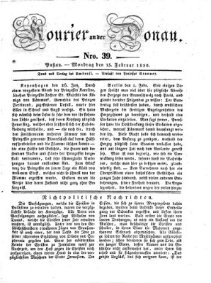 Kourier an der Donau (Donau-Zeitung) Montag 15. Februar 1830