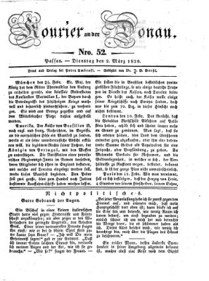 Kourier an der Donau (Donau-Zeitung) Dienstag 2. März 1830