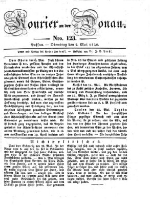 Kourier an der Donau (Donau-Zeitung) Dienstag 25. Mai 1830