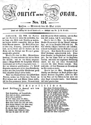 Kourier an der Donau (Donau-Zeitung) Mittwoch 26. Mai 1830