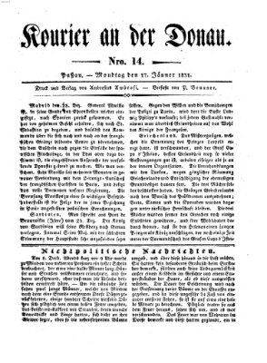 Kourier an der Donau (Donau-Zeitung) Montag 17. Januar 1831