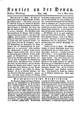 Kourier an der Donau (Donau-Zeitung) Montag 2. Mai 1831