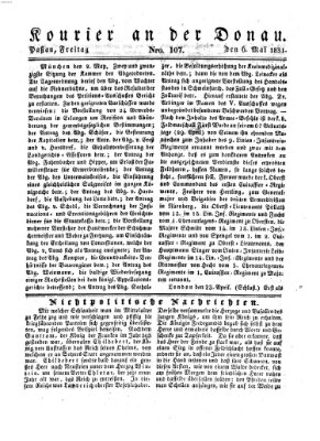 Kourier an der Donau (Donau-Zeitung) Freitag 6. Mai 1831