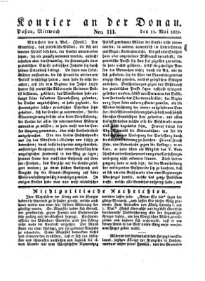 Kourier an der Donau (Donau-Zeitung) Mittwoch 11. Mai 1831