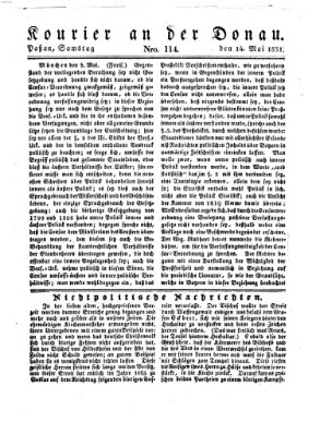 Kourier an der Donau (Donau-Zeitung) Samstag 14. Mai 1831