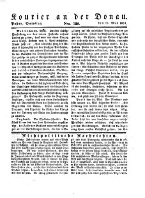 Kourier an der Donau (Donau-Zeitung) Samstag 21. Mai 1831