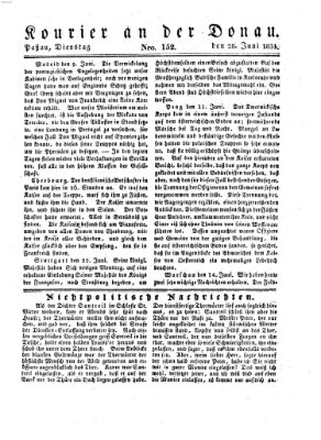 Kourier an der Donau (Donau-Zeitung) Dienstag 28. Juni 1831