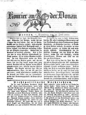 Kourier an der Donau (Donau-Zeitung) Dienstag 24. Juli 1832