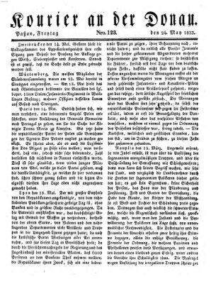 Kourier an der Donau (Donau-Zeitung) Freitag 24. Mai 1833