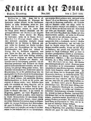 Kourier an der Donau (Donau-Zeitung) Dienstag 2. Juli 1833