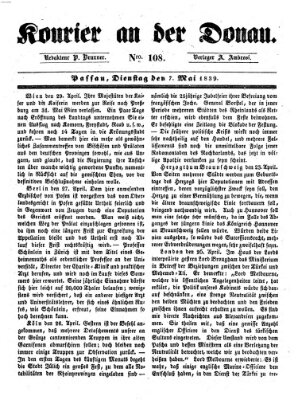 Kourier an der Donau (Donau-Zeitung) Dienstag 7. Mai 1839