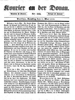 Kourier an der Donau (Donau-Zeitung) Samstag 11. Mai 1839