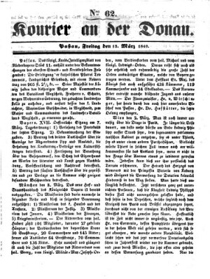 Kourier an der Donau (Donau-Zeitung) Freitag 13. März 1840