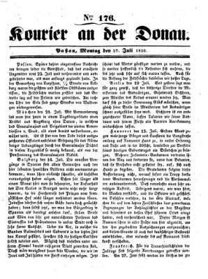 Kourier an der Donau (Donau-Zeitung) Montag 27. Juli 1840