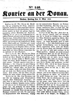 Kourier an der Donau (Donau-Zeitung) Freitag 28. Mai 1841