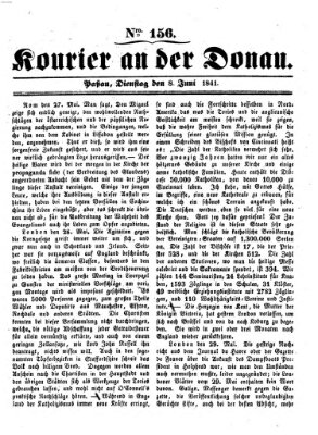 Kourier an der Donau (Donau-Zeitung) Dienstag 8. Juni 1841