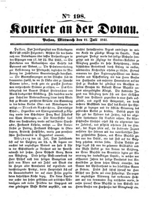 Kourier an der Donau (Donau-Zeitung) Mittwoch 21. Juli 1841