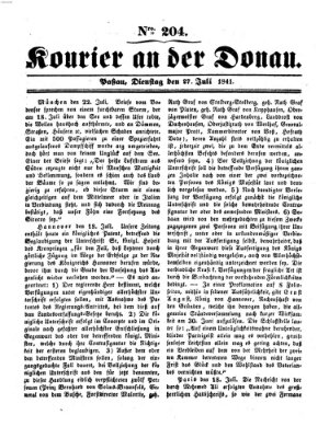 Kourier an der Donau (Donau-Zeitung) Dienstag 27. Juli 1841