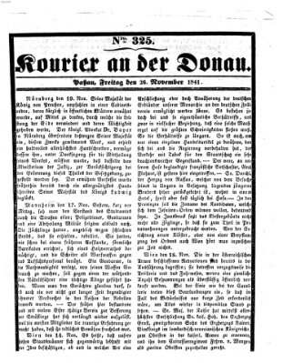 Kourier an der Donau (Donau-Zeitung) Freitag 26. November 1841