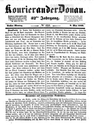 Kourier an der Donau (Donau-Zeitung) Montag 2. Mai 1842