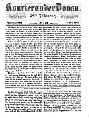 Kourier an der Donau (Donau-Zeitung) Dienstag 3. Mai 1842