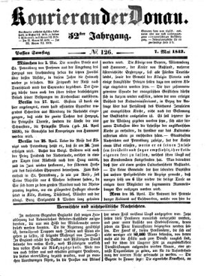 Kourier an der Donau (Donau-Zeitung) Samstag 7. Mai 1842