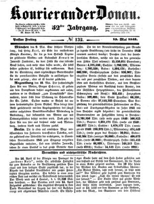 Kourier an der Donau (Donau-Zeitung) Freitag 13. Mai 1842