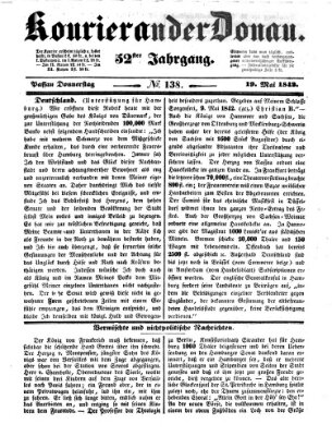 Kourier an der Donau (Donau-Zeitung) Donnerstag 19. Mai 1842