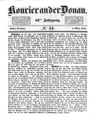 Kourier an der Donau (Donau-Zeitung) Samstag 2. März 1844