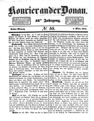 Kourier an der Donau (Donau-Zeitung) Montag 4. März 1844