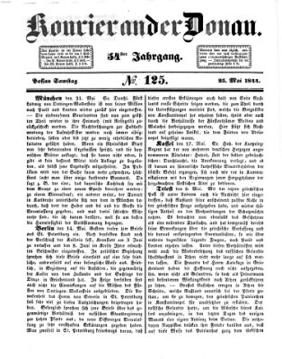 Kourier an der Donau (Donau-Zeitung) Samstag 25. Mai 1844