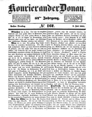 Kourier an der Donau (Donau-Zeitung) Dienstag 9. Juli 1844