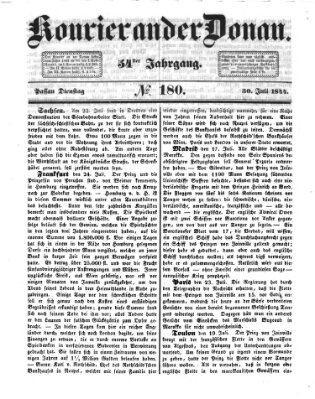 Kourier an der Donau (Donau-Zeitung) Dienstag 30. Juli 1844