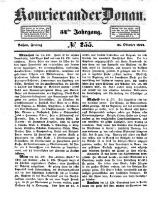 Kourier an der Donau (Donau-Zeitung) Freitag 25. Oktober 1844