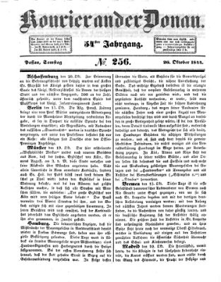 Kourier an der Donau (Donau-Zeitung) Samstag 26. Oktober 1844