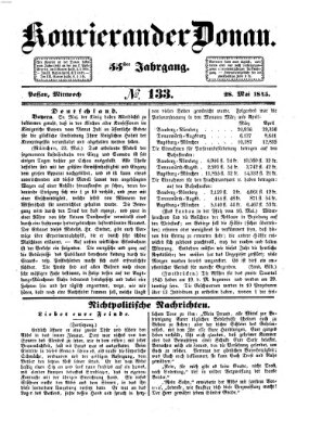 Kourier an der Donau (Donau-Zeitung) Mittwoch 28. Mai 1845