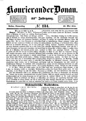 Kourier an der Donau (Donau-Zeitung) Donnerstag 29. Mai 1845