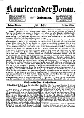 Kourier an der Donau (Donau-Zeitung) Dienstag 3. Juni 1845