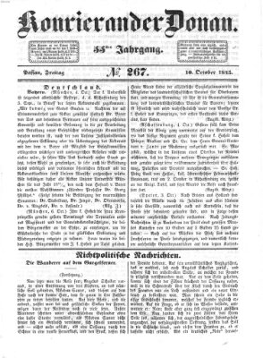 Kourier an der Donau (Donau-Zeitung) Freitag 10. Oktober 1845