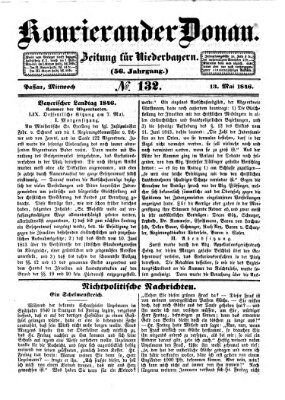 Kourier an der Donau (Donau-Zeitung) Mittwoch 13. Mai 1846