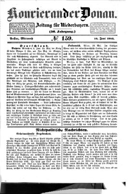 Kourier an der Donau (Donau-Zeitung) Mittwoch 10. Juni 1846