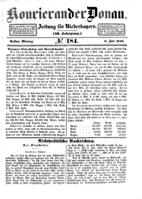 Kourier an der Donau (Donau-Zeitung) Montag 6. Juli 1846